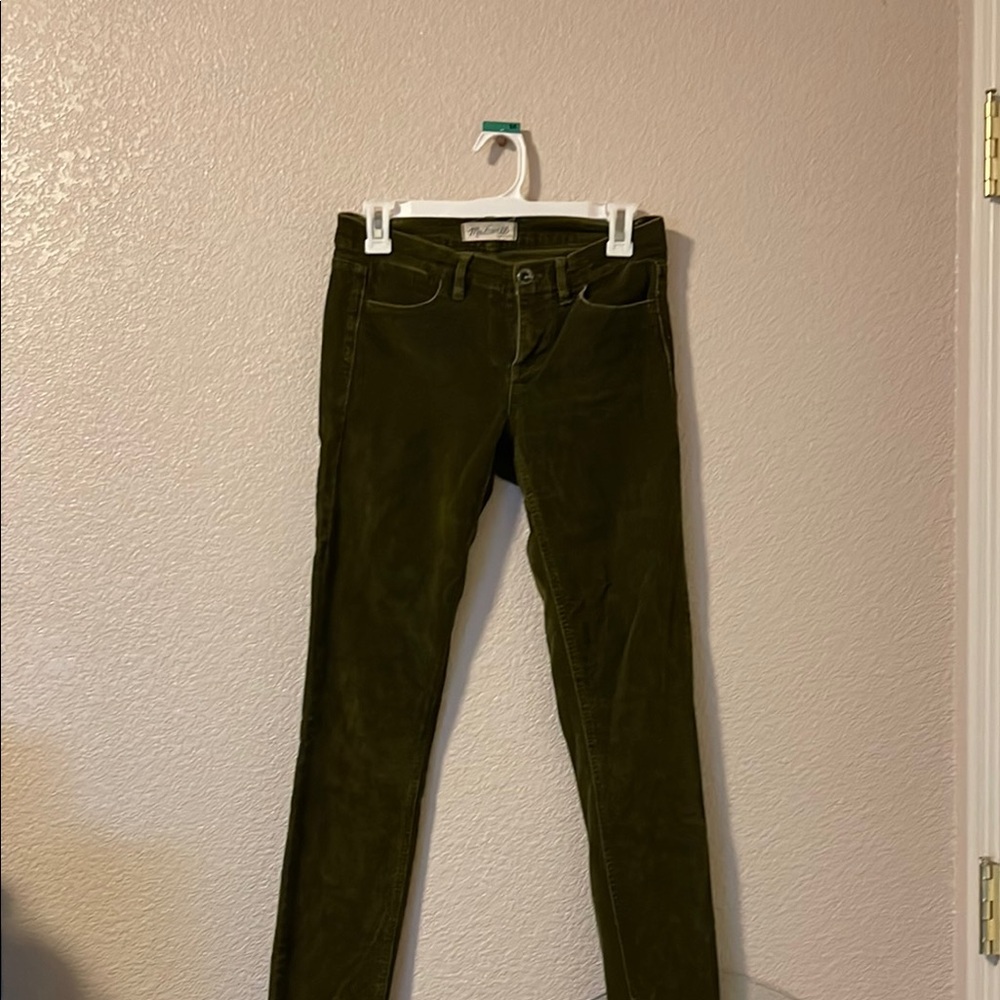 Madewell Olive Skinny Pants